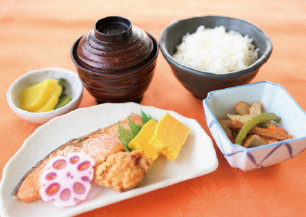 塩鮭定食