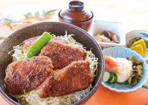 ソースヒレカツ丼